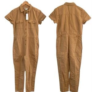 Outerknown S.E.A. Suit Women's Jumpsuit Brown women’s Size Small Utility organic